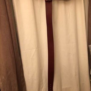 Fabio Corti Wide Leather Belt